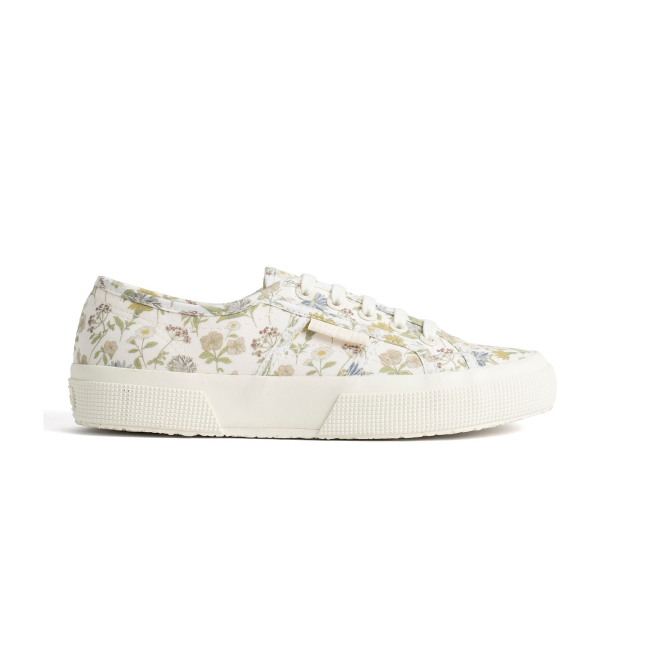 S-Rush(エスラッシュ)[SUPERGA(スペルガ)]2750-FLORAL PRINT ホワイト