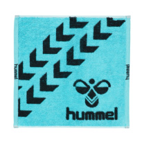 hummel-SPORTSハンドタオル 青×黒