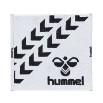 hummel-SPORTSハンドタオル 白×黒