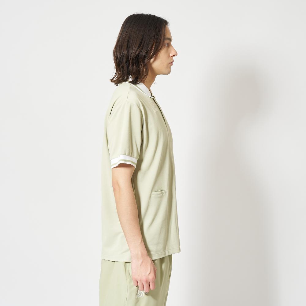 hummel(ヒュンメル)-S hummel PLAY ポロシャツ セージグリーン シャツ 
