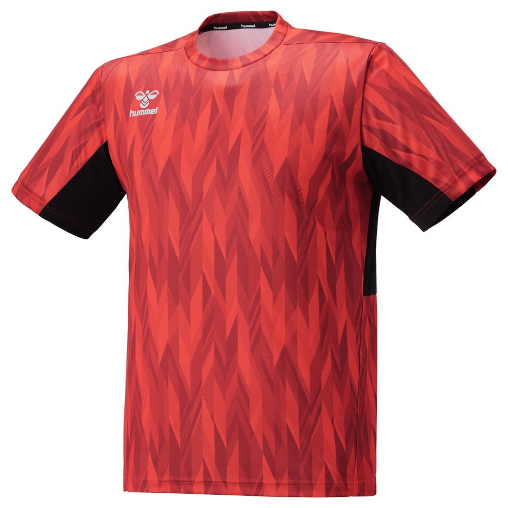 hummel-SPORTS22FWグラフィックTシャツ 赤