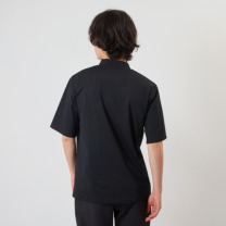 hummel(ヒュンメル)-S hummel PLAY 5分袖シャツ 黒