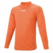 hummel-SPORTSハイネックインナーシャツ 橙色