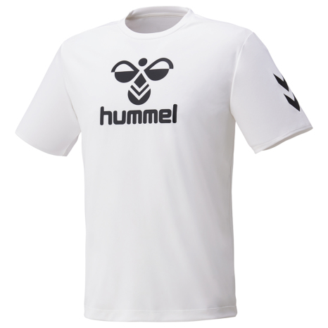 hummel-SPORTS22SSBASICデザインTシャツ 白