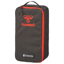 hummel-SPORTS22SS抗菌・デオドラント シューズケース ブラック×レッド