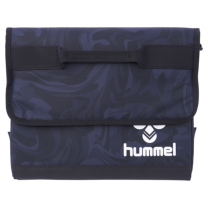 hummel-SPORTS22SS折リたたみクーラーバッグ ブラック×グレー