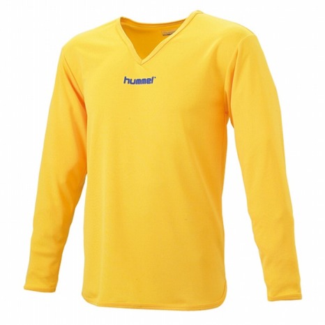 hummel-SPORTSジュニアL/Sインナーシャツ 黄色