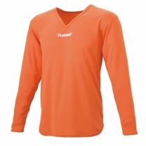 hummel-SPORTSジュニアL/Sインナーシャツ 橙色