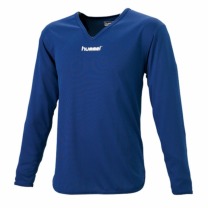 hummel-SPORTSジュニアL/Sインナーシャツ 紺色