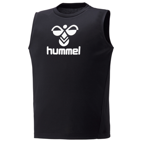hummel-SPORTS22SSジュニア BASICノースリーブシャツ 黒