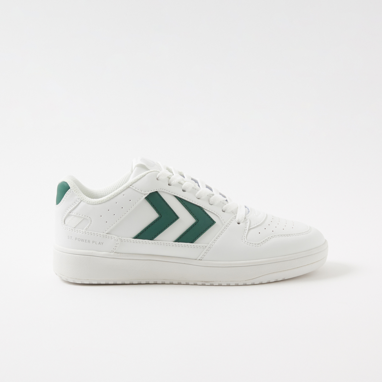 hummel(ヒュンメル)-S ST. POWER PLAY CL WHITE/GREEN ライフスタイル