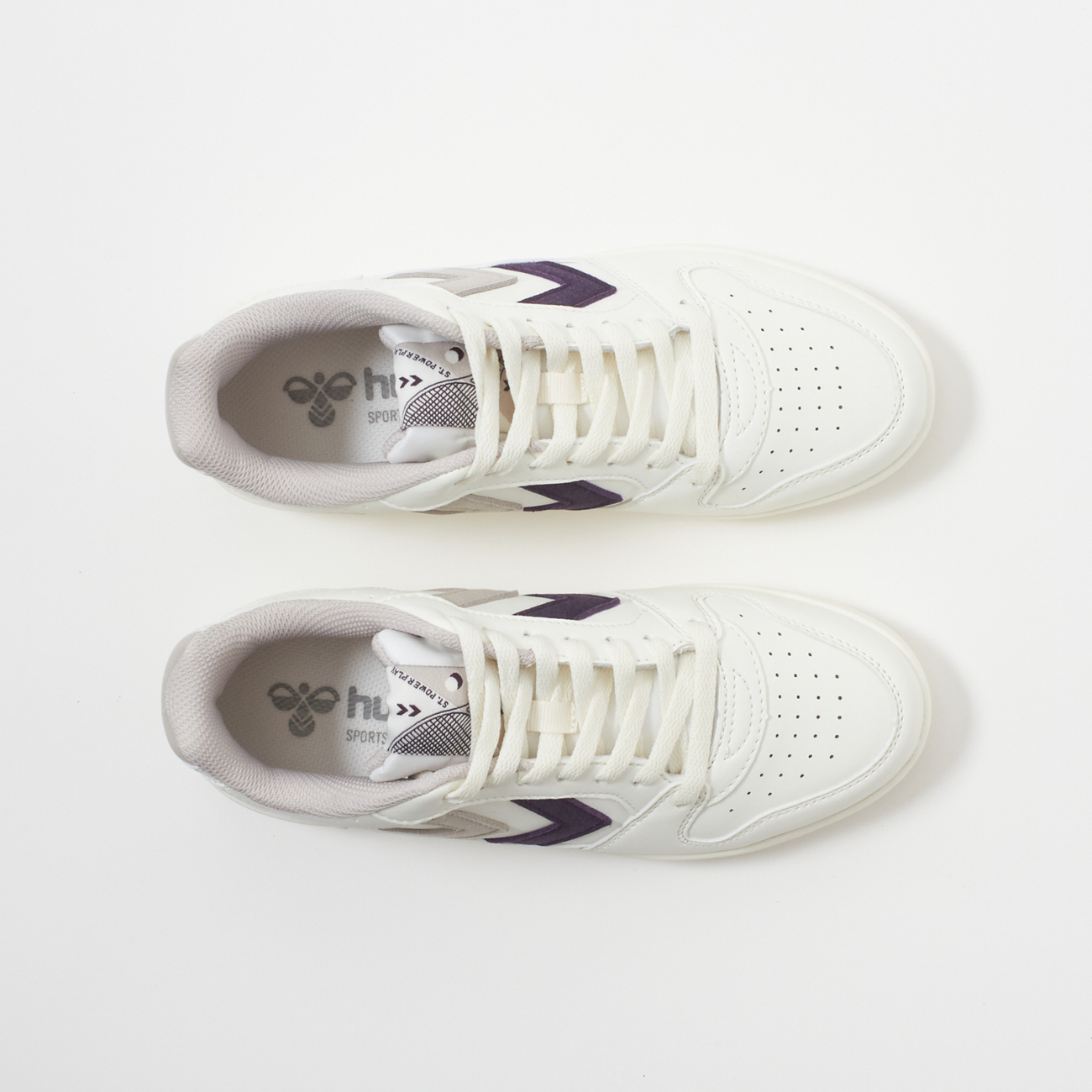 hummel(ヒュンメル)-S ST. POWER PLAY WMNS WHITE/SILVER CLOUD ライフ 