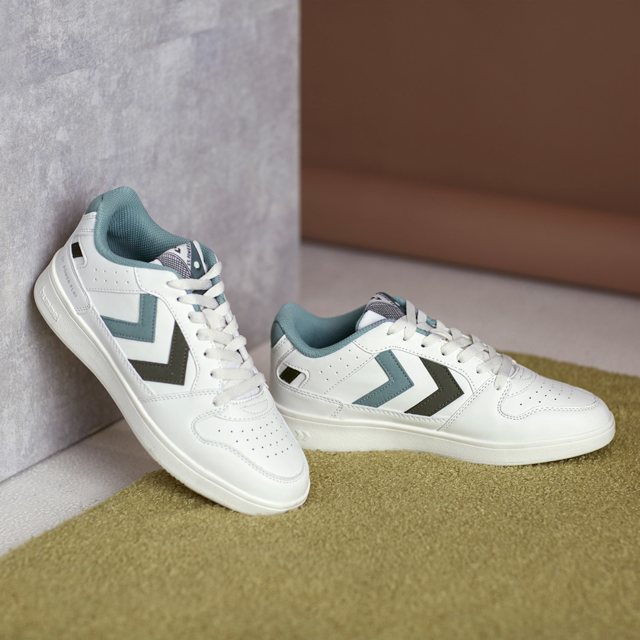 hummel(ヒュンメル)-S ST. POWER PLAY WMNS WHITE/GREEN ライフ