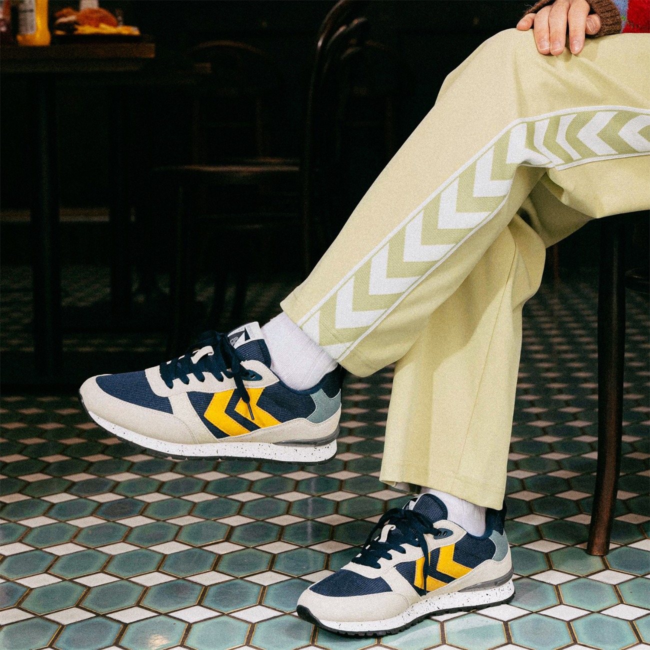 hummel(ヒュンメル)-S MONACO 86 CC WHITE/NAVY ライフスタイル 