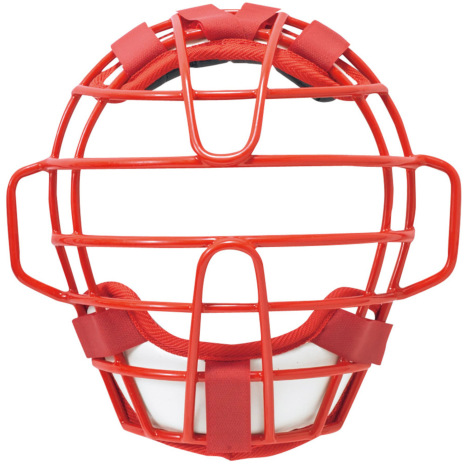 SSKBASEBALL少年ソフトボール用マスク（2・1号球対応）　レッド×ホワイト