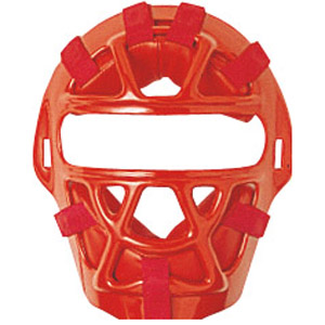 SSKBASEBALL少年ソフトボール用マスク（2・1 号球対応）　レッド