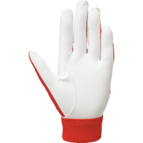 【proedge（プロエッジ）】一般用シングルバンド手袋（両手）　ホワイト×ネイビー×シルバー