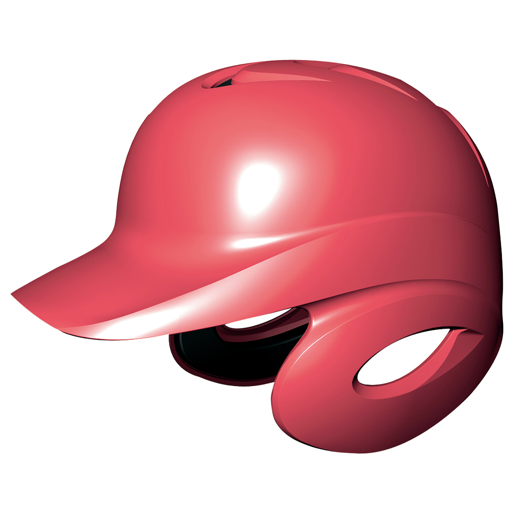 人気在庫あSSK野球・ ソフトボール用ヘルメット(両耳付打者用) レッド 軟式用 防具