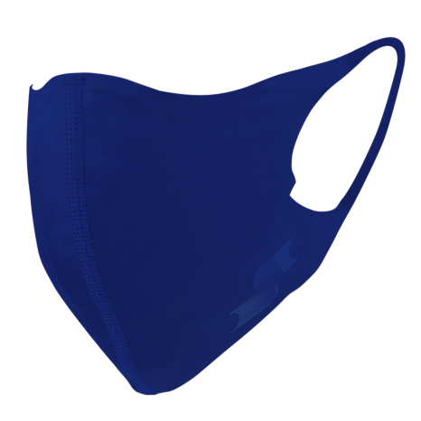 scβアンダーシャツ素材で作った洗えるスポーツ用マスク　（大きめ）Dブルー